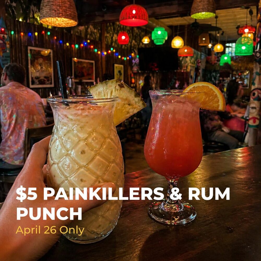 AI-generated $5 Painkillers promo post